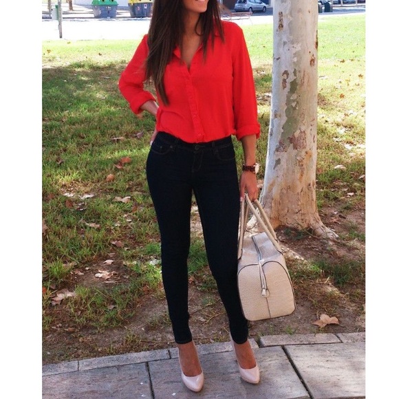 Mossimo Supply Co. Tops - NWT Mossimo red shirt